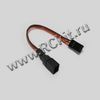 V-кабель для серво 75 мм, JR / Spektrum, усиленный (силикон) (RCK043556)