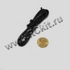 Провод силиконовый 18AWG (0,8 кв.мм) черный, 1м. Silicone Wire (RCK049041)